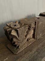 Ornament kandelaar snijwerk Aura Peeperkorn XL B (afhalen)