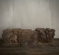 Ornament kandelaar snijwerk Aura Peeperkorn XL B (afhalen)