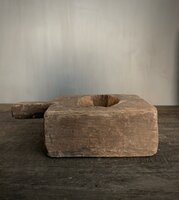 Houten vijzel met handvat Aura Peeperkorn AP1
