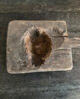 Houten vijzel met handvat Aura Peeperkorn AP1