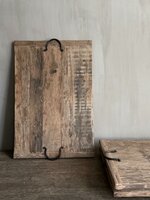 Tray railway,  houten dienblad large E