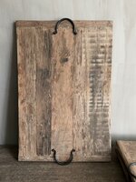 Tray railway,  houten dienblad large E