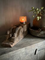 Uniek houten ornament India Large