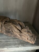 Uniek houten ornament India Large