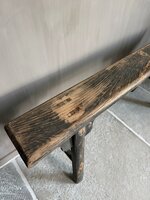 Chinees bankje sleets zwart