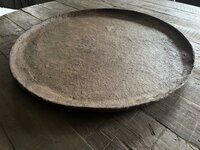 Grote schaal bruin bewerkt 60cm TrapaLiving