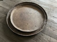 Grote schaal bruin bewerkt 60cm TrapaLiving