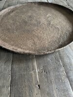 Grote schaal bruin bewerkt 60cm TrapaLiving