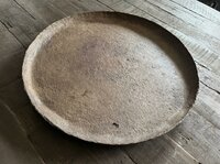 Grote schaal bruin bewerkt 50cm TrapaLiving