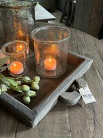 Houten bak met handvat/ Houten schaal met handvat TrapaLiving