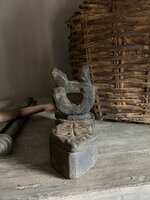 Antieke houten kruiden doos| oude spicebox S