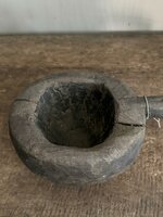 Houten vijzel met handvat Hoffz 