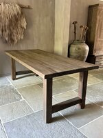 eettafel Diftwood met H poot