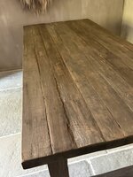 eettafel Diftwood met H poot