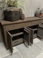 Dressoir Driftwood 6-deurs /4 lades 