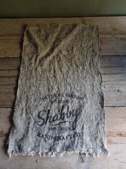 Shabby doek &quot;shabby&quot; opdruk