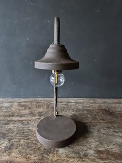 Tafellamp/ bureaulamp/ sfeerlamp roest 1