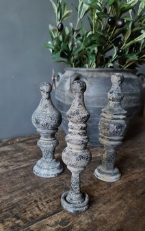 Ornamenten set hout (3 stuks)