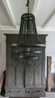 Landelijk metalen hanglamp Katie 