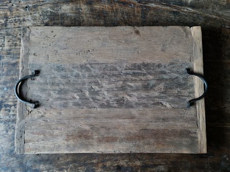 Tray railway,  houten dienblad medium B