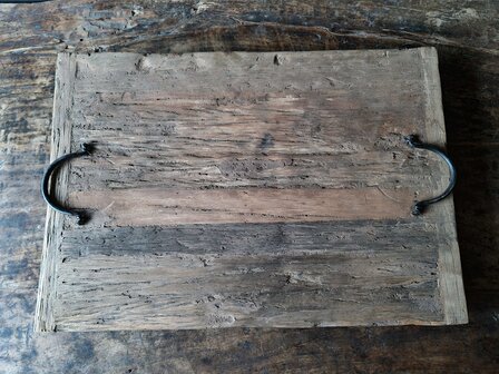 Tray railway,  houten dienblad medium G