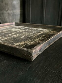 Houten tray sleets| houten dienblad  F