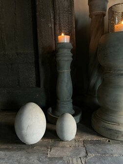 Eieren set steen grijs