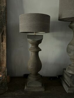 Baluster lamp Antique grey M   