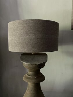 Baluster lamp Antique grey M   