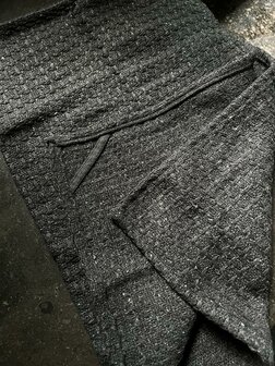 Keukendoek wafel zwart (3 stuks)