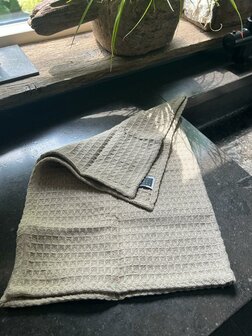 Keukendoek wafel beige (3 stuks)