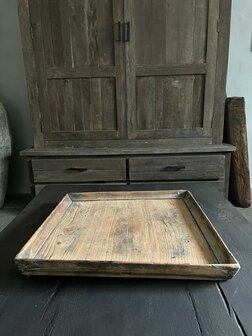 Houten tray sleets| houten dienblad A