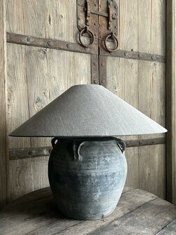 Chinese kruiklamp inclusief Chinese lampenkap B (afhalen)