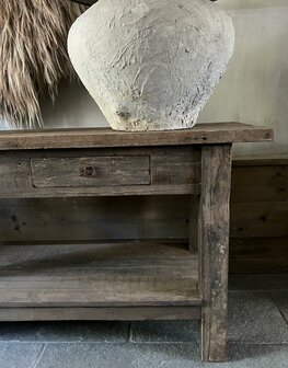 Sidetable - 2 lades en onderblad Driftwood 