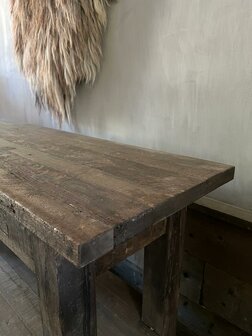 Sidetable - 2 lades en onderblad Driftwood 