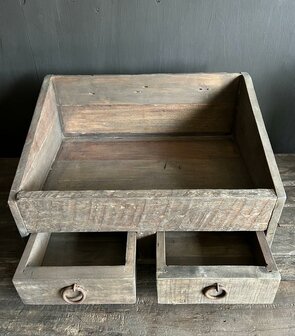 Gruttersbak met 2 lades Driftwood 