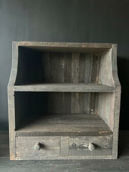 Gruttersbak met 2 lades Driftwood Large