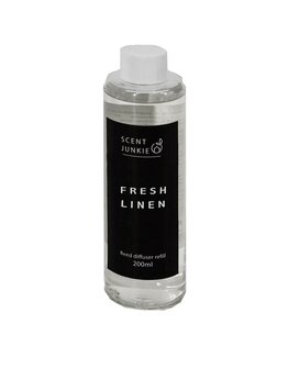 Geurstokjes navulling Fresh linen | Reed diffuser refill Fresh linen Scent Junkie