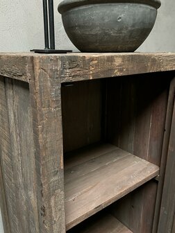 1 deurs kast| &eacute;&eacute;n deurs kast Driftwood  hoogte 140cm (afhalen)