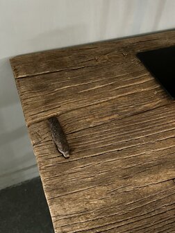 Antieke houten sidetable| antieke houten bank Luksa (afhalen)