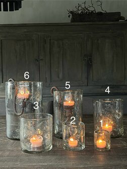 Windlicht metal chips 30/20 Puur wonen