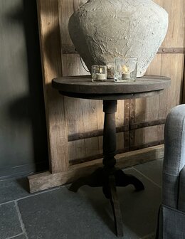 Wijntafel oud hout 60cm| wijntafel Old Barn 60cm (afhalen)