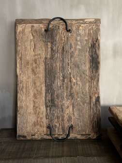 Tray railway,  houten dienblad medium C