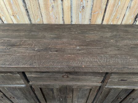 Dressoir 6- deurs XL Driftwood (afhalen)