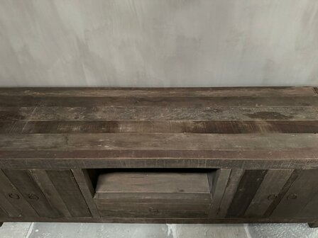 TV- meubel - 4 deurs Driftwood (afhalen)