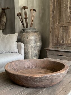 Houten schaal XL Aura Peeperkorn 