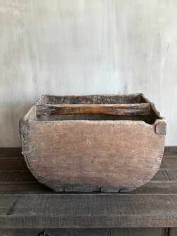 Oude rijstbak | oude bak met handvat B