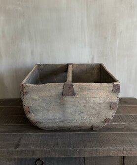 Oude rijstbak | oude bak met handvat A