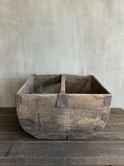 Oude rijstbak | oude bak met handvat A