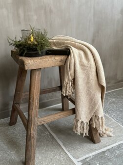 Plaid Cosy cream